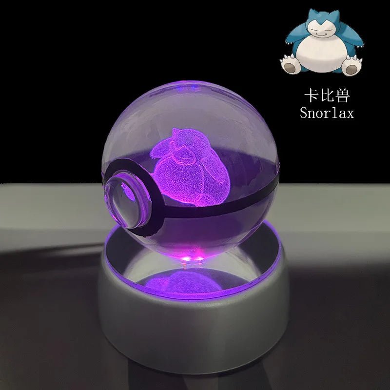 Boule POKEMON à LED - Styles au choix