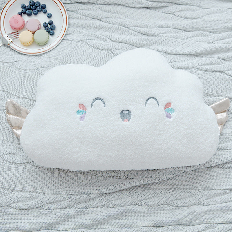 Coussin / Peluche Ange Nuage, Lune & Étoile – Douceur Céleste