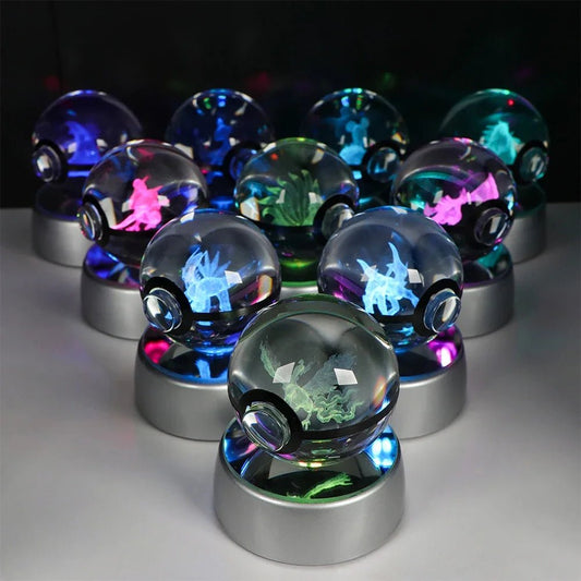 Boule POKEMON à LED - Styles au choix